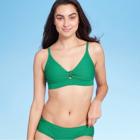 Kona Sol Swim Kona Sol Tie Front bikini top - Picture 1 of 6